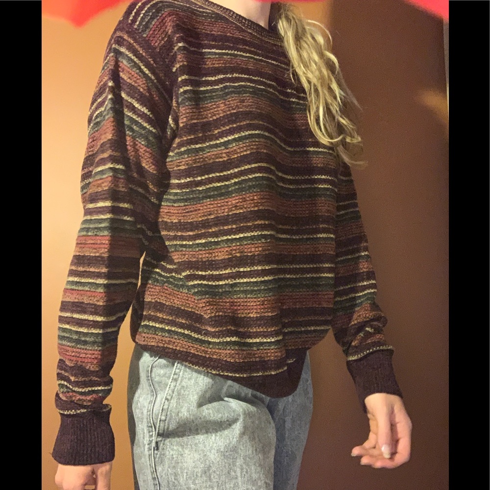 Segreto Styled In Italy Striped Wool Sweater